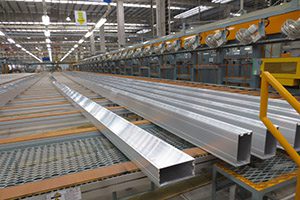 Aluminum extrusion and processing